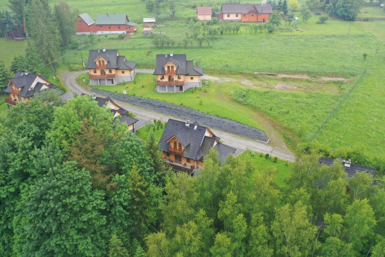 Mosorny Park Drewniane Komfortowe Domki Caloroczne Zawoja Eksteriør billede