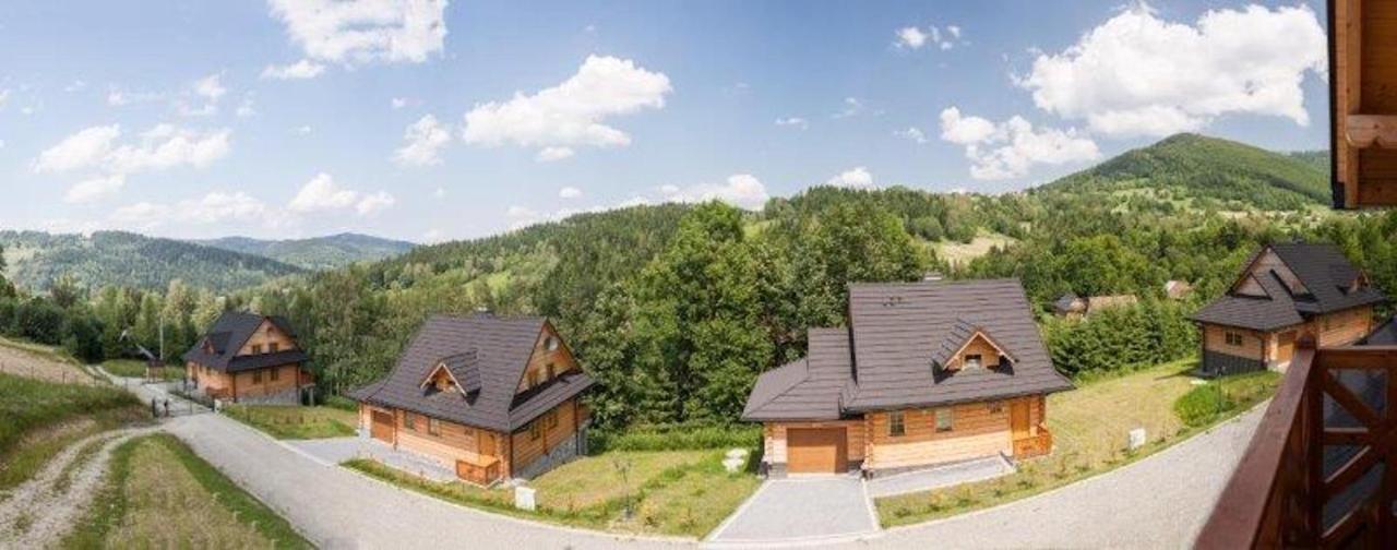 Mosorny Park Drewniane Komfortowe Domki Caloroczne Zawoja Eksteriør billede